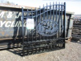 14' Bi-Parting Wrought Iron Gate