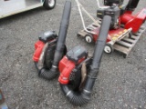 (2) RedMax EBZ8500 Backpack Blowers