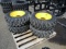 (4) Camso 10-16.5 Skid Steer Tires On Rims