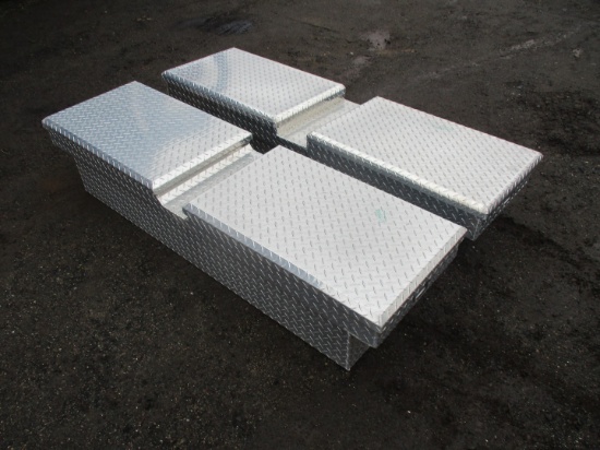 (2) Aluminum Truck Tool Boxes