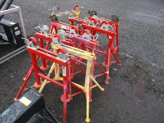 Quantity of (9) Pipe Rollers
