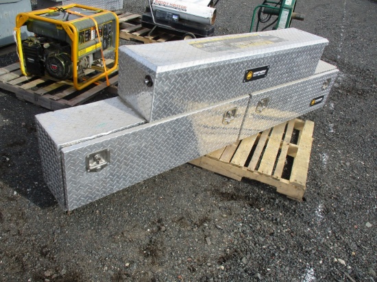 (2) Aluminum Truck Tool Boxes