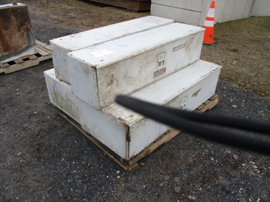 (4) Omaha Strongbox Tool Boxes