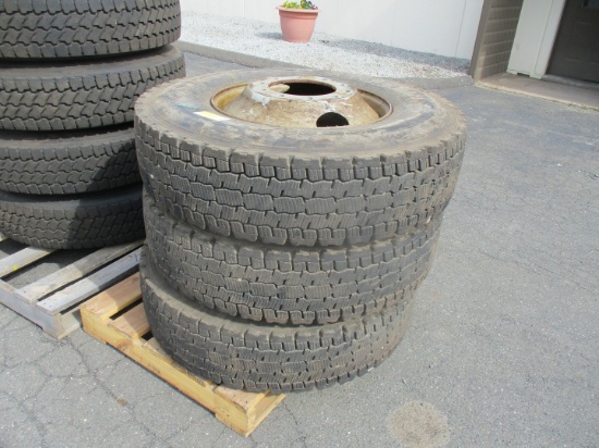 Quantity of Assorted Truck Tires