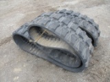 (2) Rubber Excavator Tracks