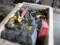 Crate of Assorted Power Tools
