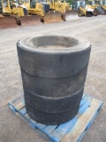 (4) Solid Skid Steer Tires