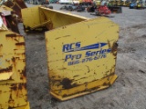 RCS 14' Snow Pusher With Rubber Edge