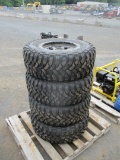 (4) 285/70R17 Tires On Wheels