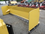 14' Snow Pusher With Rubber Edge