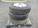 (3) Truck Tires With Aluminum Rims