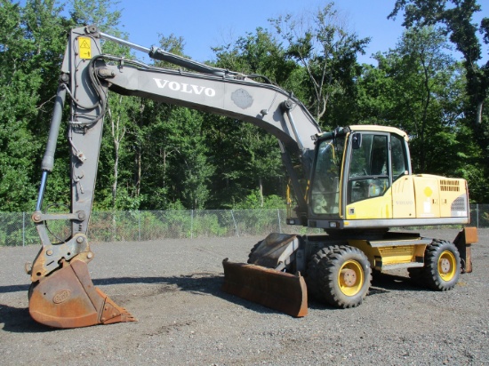 2007 Volvo EW180C Rubber Tire Excavator