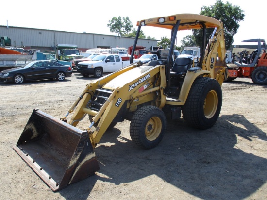2007 John Deere 110 Backhoe Loader