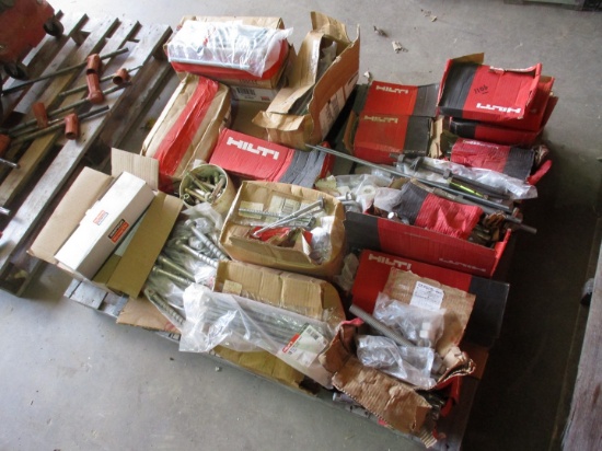 Quantity of Hilti Anchors and Assorted Hardware