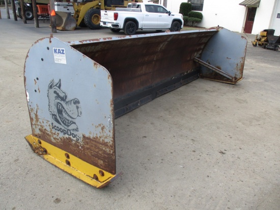 Buyers 14' Snow Pusher With Rubber Edge