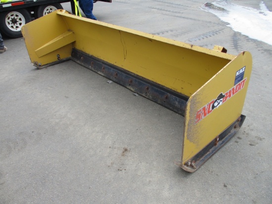 Sno Bandit 10' Snow Pusher With Rubber Edge
