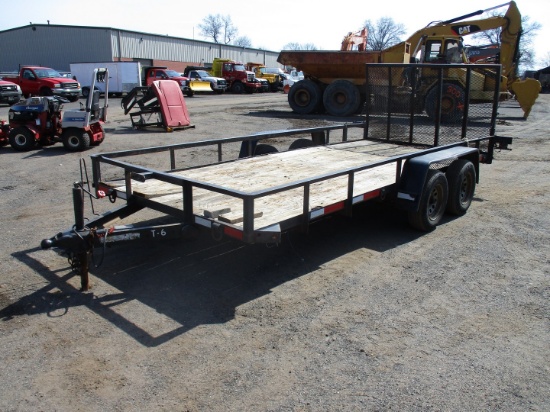 Car Mate 16' T/A Utility Trailer