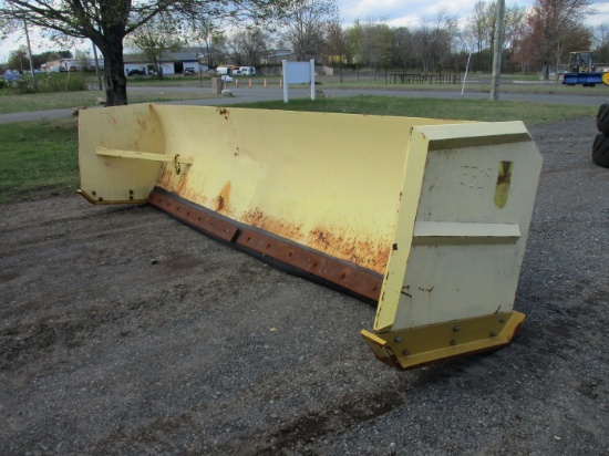 Pro-Tech 16' Snow Pusher With Rubber Edge