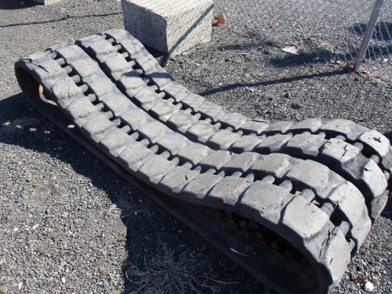 (2) CAT Skid Steer Rubber Tracks