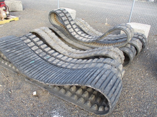 (7) Skid Steer Rubber Tracks