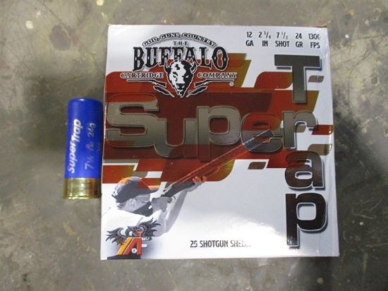 250 Rounds of Buffalo 12 Gauge Shotgun Shells