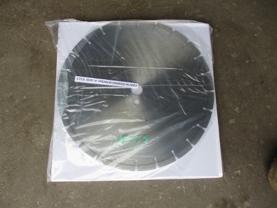 (3) 14" Premium Diamond Blades