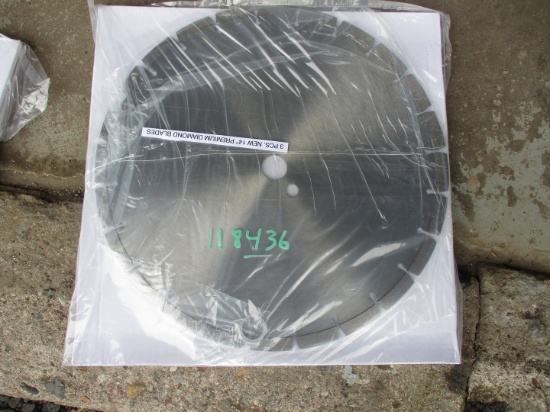 (3) 14" Premium Diamond Blades