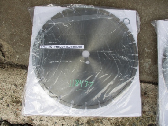 (3) 14" Premium Diamond Blades