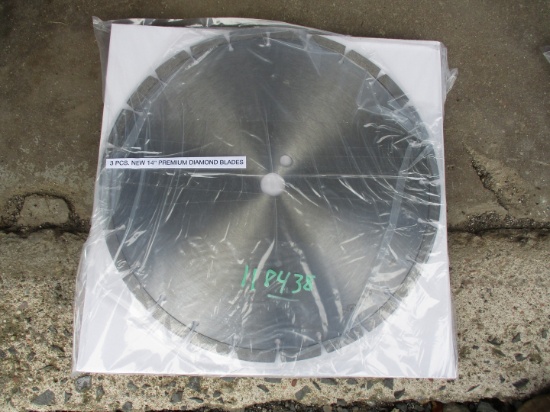 (3) 14" Premium Diamond Blades