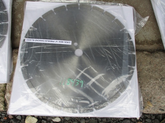 (3) 14" Premium Diamond Blades