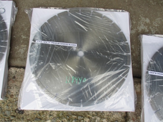 (3) 14" Premium Diamond Blades