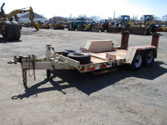 1985 Beck 3EL19 T/A Utility Trailer