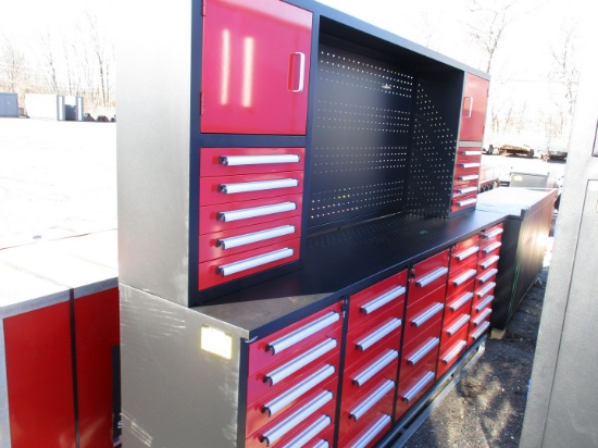 Steelman 10' Workbench Drawer Unit