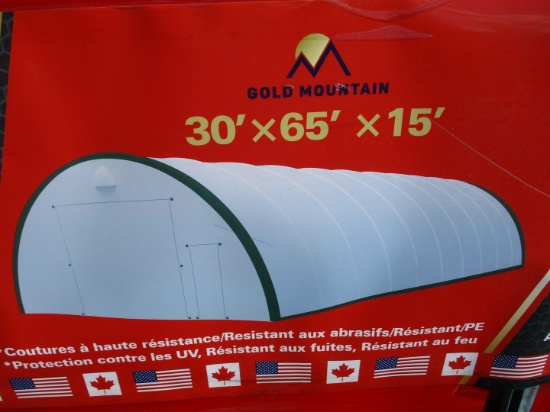 Gold Mountain 30' x 65' x 15' Storage Shelter