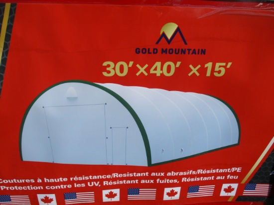 Gold Mountain 30' x 40' x 15' Storage Shelter