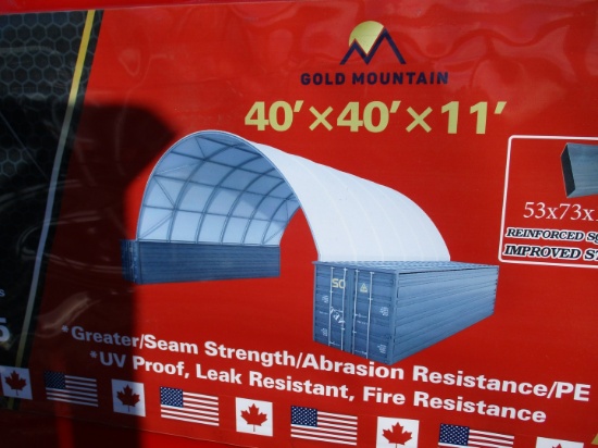 Gold Mountain 40' x 40' x 11' Storage Shelter