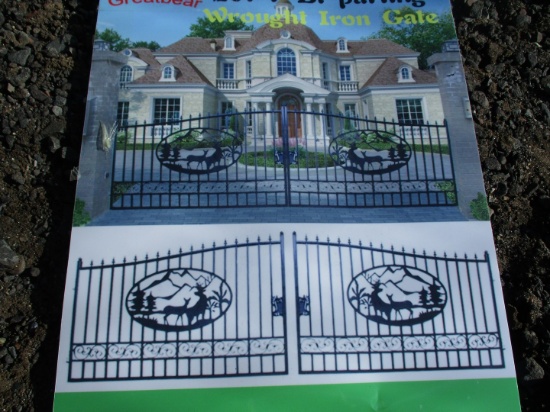 Greatbear 20' Wrought Iron Gate