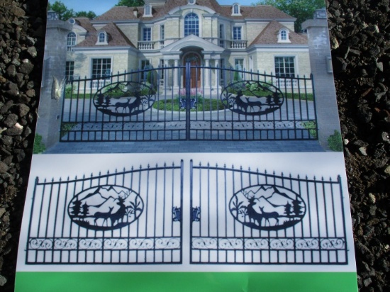 Greatbear 20' Wrought Iron Gate