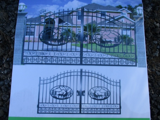 Greatbear 14' Wrought Iron Gate