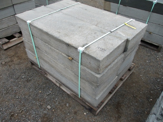 Quantity of 16" x 48" x 6" Thermal Bluestone Steps