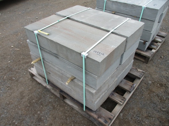 Quantity of 16" x 36" x 6" Thermal Bluestone Steps
