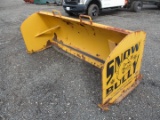 Snow Bully 8' Snow Pusher With Rubber Edge