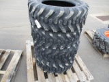 (4) Camso 10-16.5 Skid Steer Tires