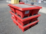 (3) 4 Drum Containment Pallets
