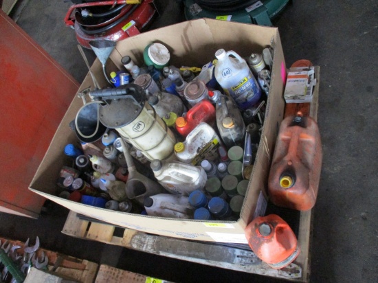 Quantity of Assorted Oils and Solvents