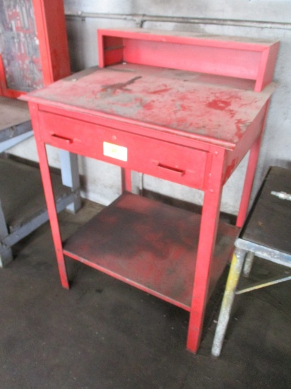 Steel Work Table With Drawer