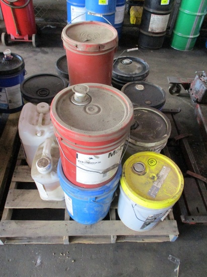 Quantity of Assorted Oils and Coolants