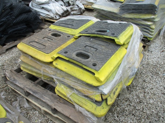 Quantity of Rubber Fence Bases
