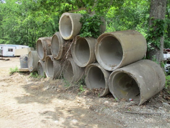 Quantity of Assorted Concrete Pipe