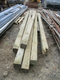 Quantity of 6 x 6 Lumber